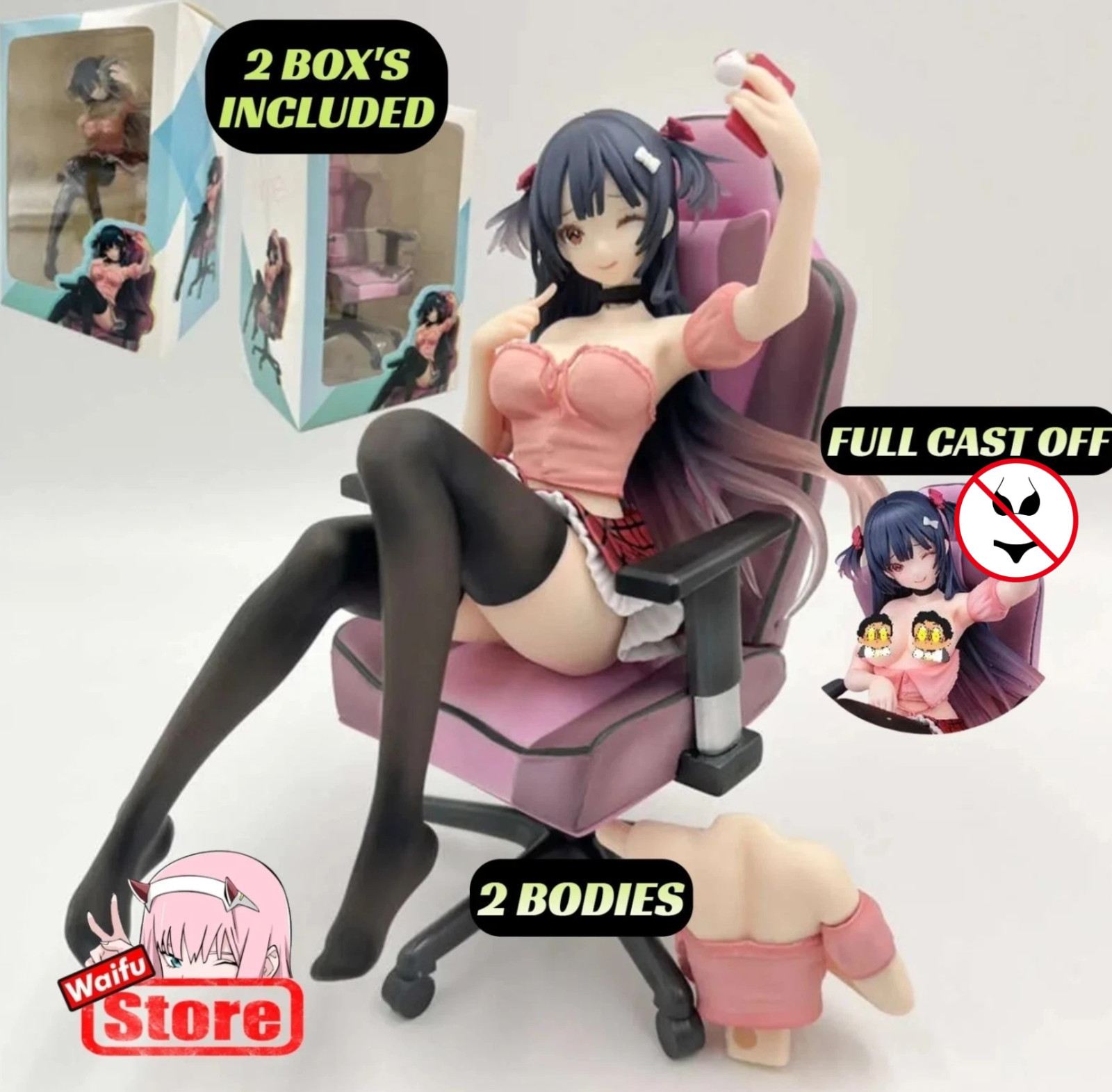 Otaku Circle's Princes Gamer Girl Idol 22cm FULL VER Anime Girl Action Figure