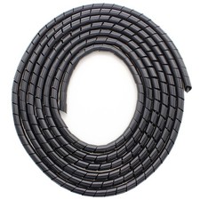 CSZD Spiral Cable Wrap,10ft &ndash; 1/4 inch Wire Wrap Cord 10ft, Black