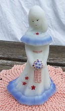 Fenton Bridesmaid Doll, 2008 FGS Exclusive, Handpainted By C Smith Patriotic USA