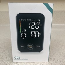 Oklar Blood Pressure Monitor Upper Arm Monitors for Home Use BP Large, Black