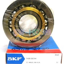 1PCS New SKF 7408 BCBM Angular Contact Ball Bearings 40x110x27m Freight Free