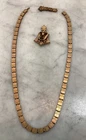 Antique Gold Filled Book Chain Necklace As Is 30.95 Grams