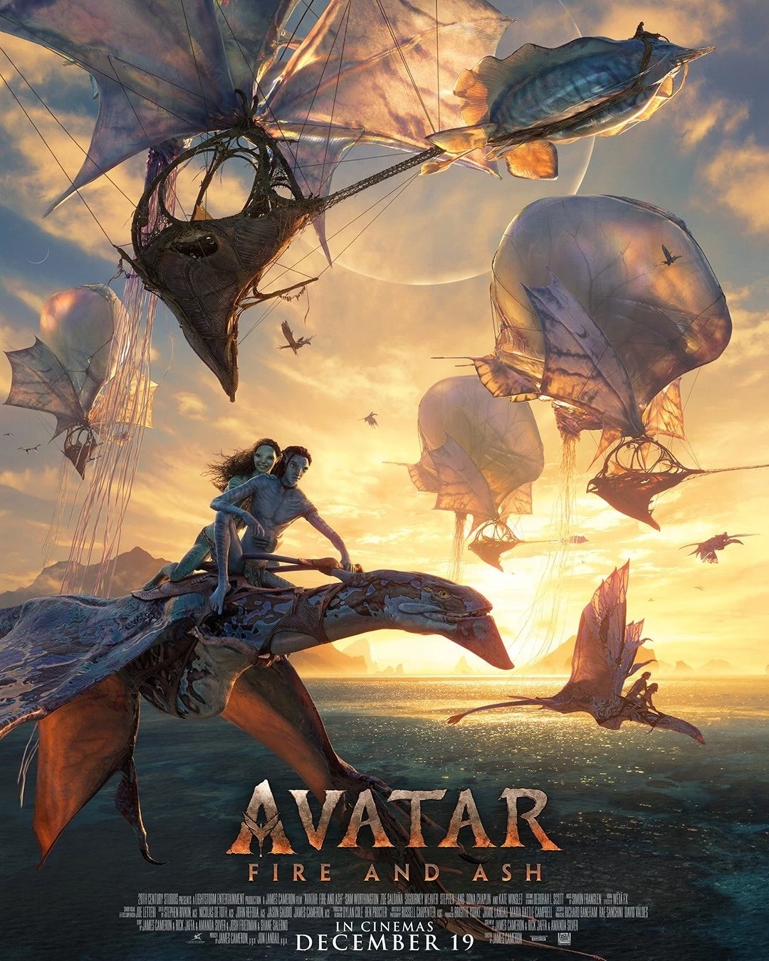 Avatar Fire & Ash 2025 Vertical Poster