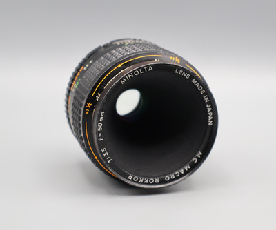 Minolta MC Macro Rokkor 50mm / 1:3.5 - 3.5 50mm / GETESTET