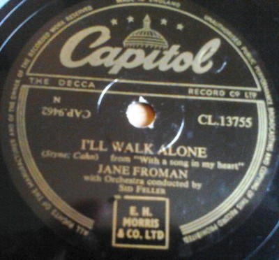 Jane Froman - I'll Walk Alone / With A Song In My Heart (Shellac, 10'', Single)