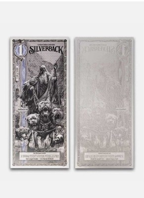 Rarest Silverback Silver Note 2025 Hades Silverback Standard 1/1000 oz .999 Silver Note | eBay