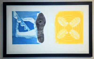 James Rosenquist Nuclear Neighborhood Color Etching Pencil Signed, And Numbered