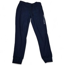 Spyder Pants Mens Large Navy Blue Joggers Sweatpants Loungewear Drawstring *read