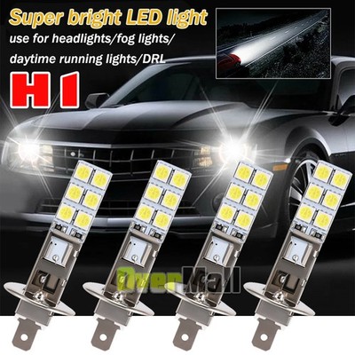 2/4x H1 LED Headlight Bulb Conversion Kit High Low Beam Super Bright 6500K White