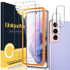 5G Samsung Galaxy S21 Tempered Glass Camera Lens Protector - Easy Install, 9H