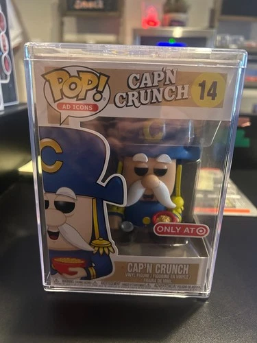 Funko Pop! Ad Icons: Cap'n Crunch #14 Target Exclusive in hard plastic protector