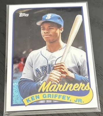 2015 TOPPS CHROME REFRACTOR KEN GRIFFEY JR  ROOKIE #41T 1989 TRADED NO RESERVE!