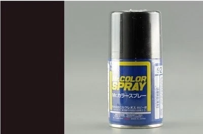 GUNZE - MR HOBBY GUNZE S-092 MR. COLOR SPRAY (100 ML) SEMI GLOSS BLACK