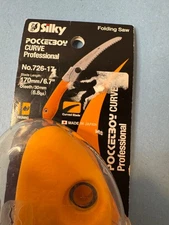 Silky Pocketboy Curve Folding 170mm Saw 6.75" SK4 Carbon Orange Rubber 72617