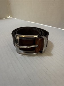 IDORA Vera Pelle Leather Belt Made in Italy Brown Gold Hardware Size 70cm (XS-S) Vera Pelle Brown Leather Belt for sale | eBay main image 3