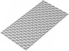 Elisstaence Shower Mat Non Slip Bathtub - 36" x 16" Rectangular , Grey
