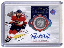 2023-24 Upper Deck Ultimate Collection Emblems Auto Brandon Montour Auto Florida