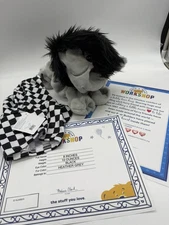 Build A Bear Emo Axolotl UnStuffed Animal Check Hoodie Gift Set  - IN HAND