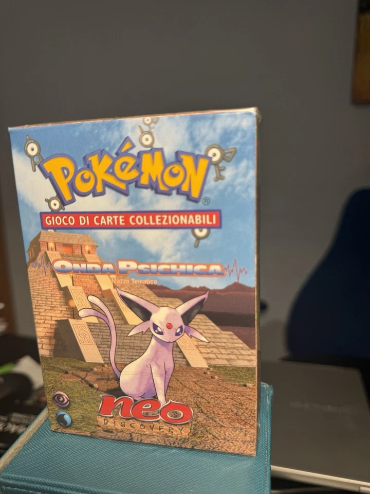 Pokemon Mazzo Tematico Neo Discovery Sealed ITA Onda Psichica 2001 Wizard MINT - Immagine 3 di 4