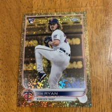 JOE RYAN 2022 Topps Chrome Gilded Collection #137 Mini Diamond /50 Twins RC 