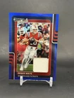 2025 Donruss Optic Threads Drake Maye #DTH-DME Patch Blue Prizm Patriots
