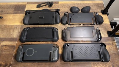 Nintendo Switch 2 Lot of 6 Handheld Grip Cases - JSAUX, Genki, Spigen & MORE!