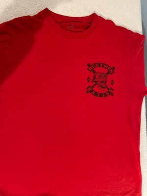 Heathen Nation Men's Large Red T-Shirt With Front and Back Graphic