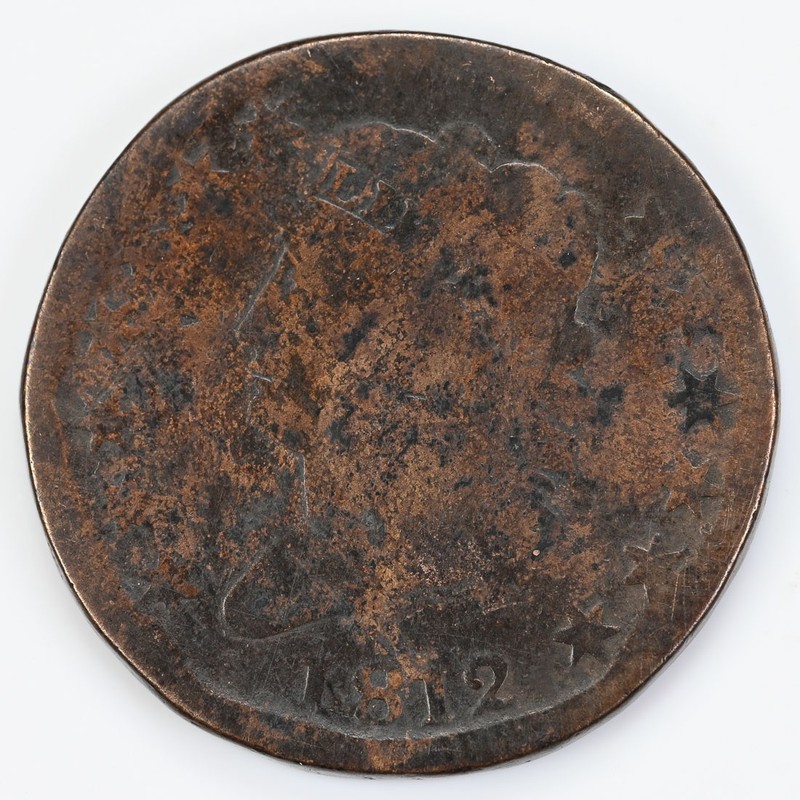 1812 Classic Head Small Date Good Details U.S. Large Cent 1c 