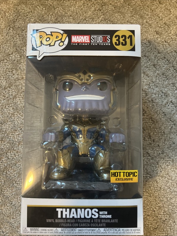 Funko Pop! Deluxe: Marvel - Thanos with Throne - Hot Topic (Exclusive) #331
