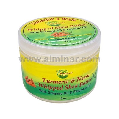 Turmeric & Neem Whipped Shea Butter 8oz by Mine Botanicals