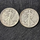walking liberty half dollar lot 90% Constitutional Silver $1 Face
