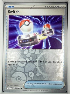 Switch 194/198 Scarlet & Violet Base Set Common Reverse Holo English