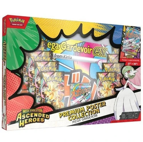 Pokemon Mega Evolution Ascended Premium Poster Collection Box