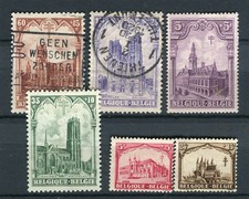 BELGIUM; 1928 early Anti TB issue fine Mint & used hinged SET