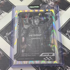 2025 Topps Chrome F1 LEWIS HAMILTON Black And White Raywave Refractor #143