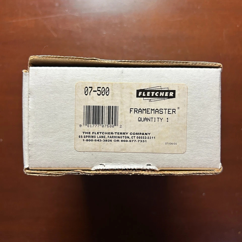 Fletcher Frame Master Point Driver Stapler Black Made In USA 07-500 Points New - Image 2 of 4