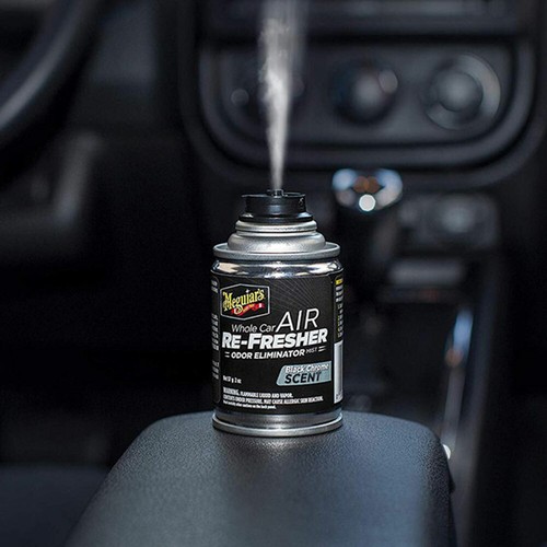 Meguiar’s G181302EU Whole Car Air Re-fresher Odor Eliminator Black Chrome, 59 ml - Foto 4 di 5