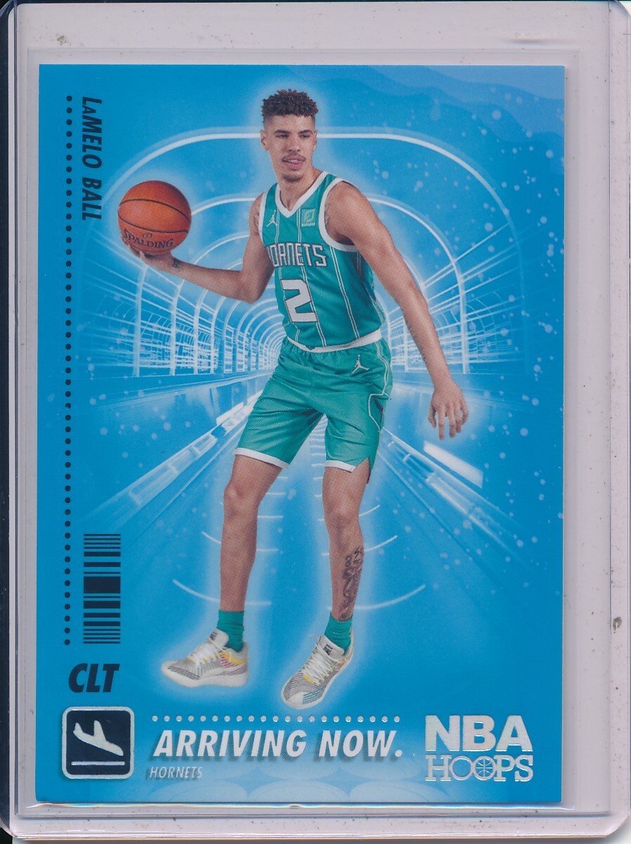 LAMELO BALL 2020-21 PANINI NBA HOOPS ARRIVING NOW WINTER ROOKIE CARD RC #SS-15