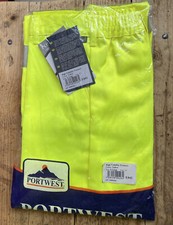 Portwest High Visibility Trouser Yellow - XL. Work Wear, Uniform, Building Etc