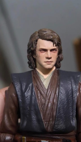1/12 Custom painted SHF blackseries Anakin Skywalker Head Sculpt No Figure - Picture 4 of 4