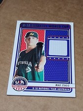 Max Stagg 2023 Panini USA Baseball Stars & Stripes Jersey Relic