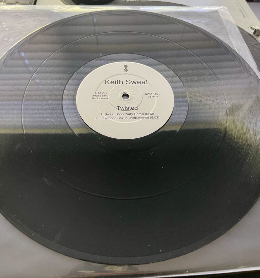 Keith Sweat - Twisted Original 1996 Press UK PROMO 12" VG+ - Image 3 of 3