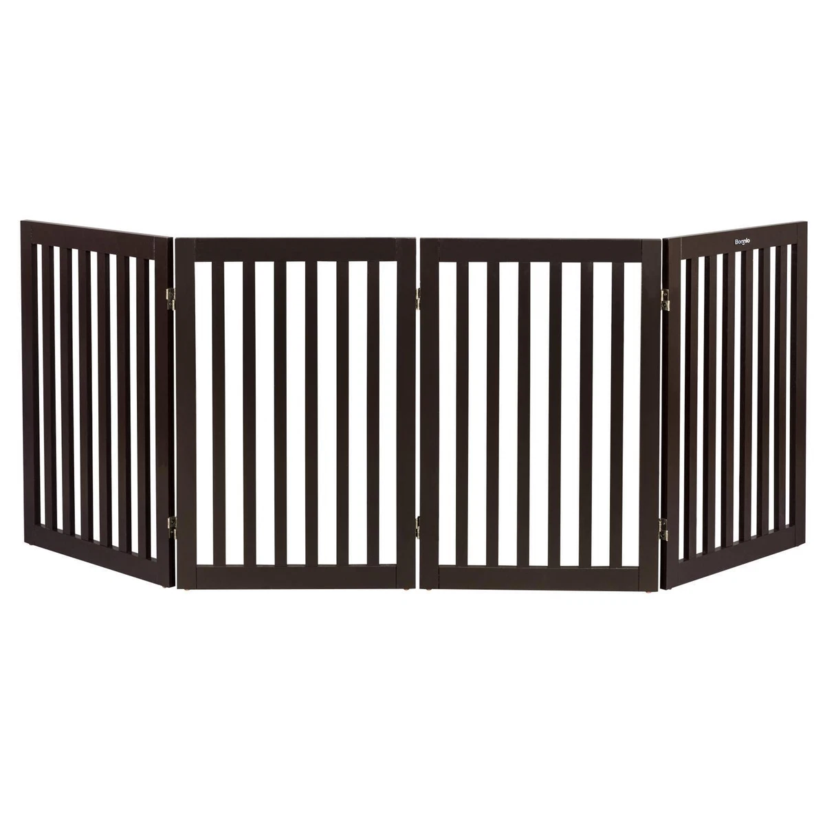 Tall wooden top pet gate