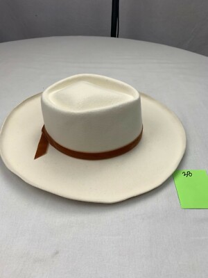 Lack of Color Unisex Off-White Val Diamond Wool Fedora S (38  display picture 1