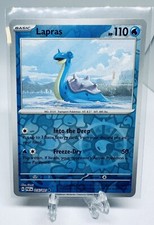 Lapras 16/091 Paldean Fates Reverse Holo PAF EN Pokemon Card