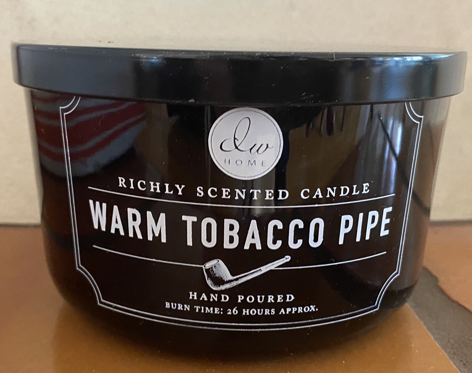 Dw Home Candle Warm Tobacco Pipe Candle 26 Hours Burn Time 3 Wick eBay