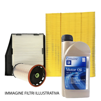 Kit tagliando Opel Corsa D 1.3 CDTI 75 CV Diesel 55 kW 2006 - 2014 A 13 DTC ▷ AUTODOC