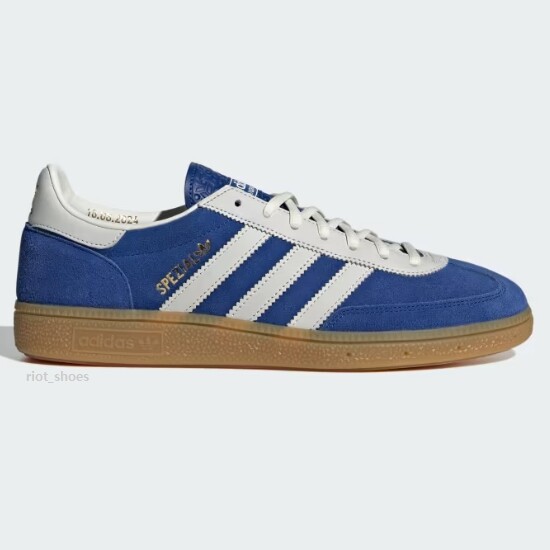 Специальные замшевые туфли Adidas для гандбола Collegiate Royal - JP5278 с ускоренной доставкой