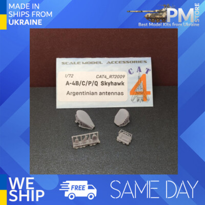 #ad CAT4 R72009 1 72 A 4B C P Q Skyhawk Argentinian antennas Accessories kit $15.80