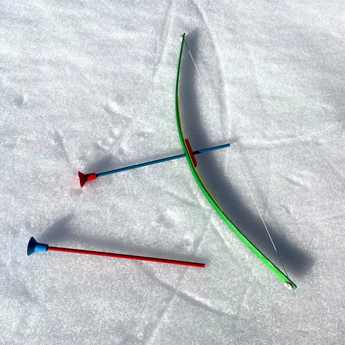 Porte Flèches Inclus Arc Enfant Gerileo En Bois Et Bambou - 2 Flèches